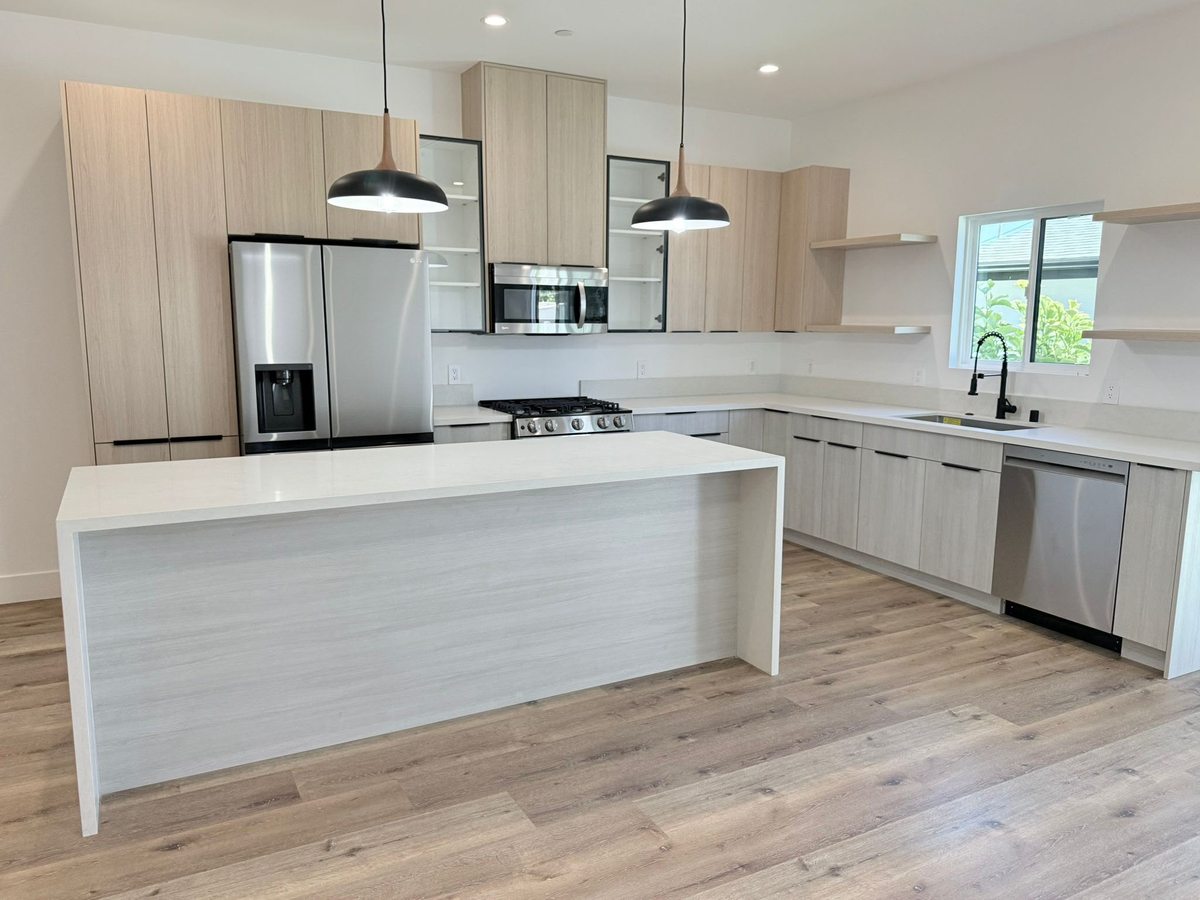Modern kitchen renovation, Bellevue WA